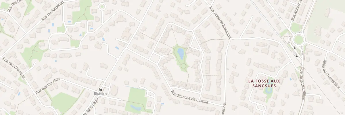 Plan du 45 Rue Blanche de Castille à Joué-lès-Tours