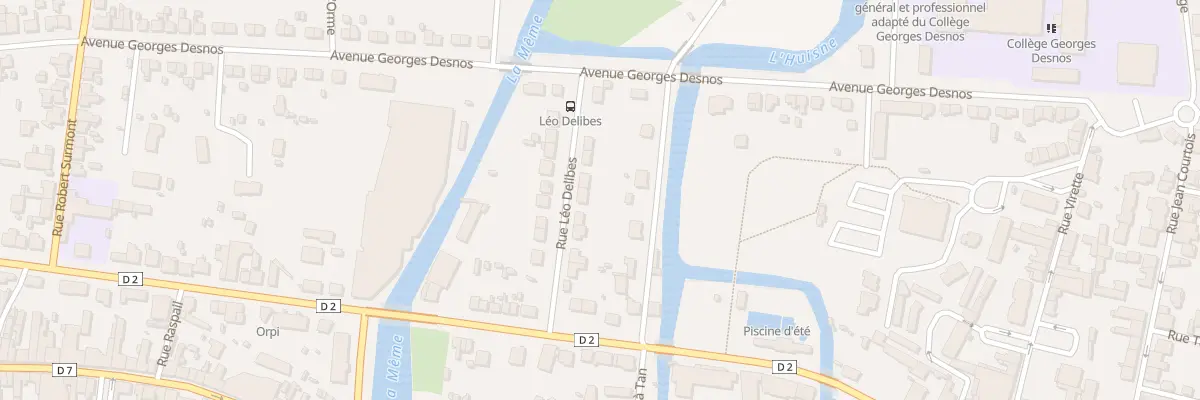 Plan du 12 Rue Leo Delibes à La Ferté-Bernard
