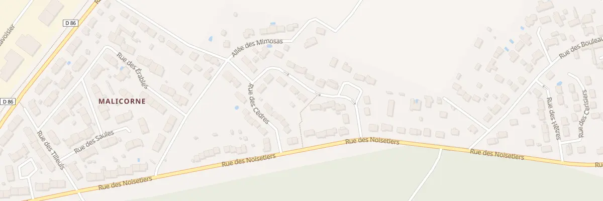 Plan du 8 Rue des Charmes à Monts
