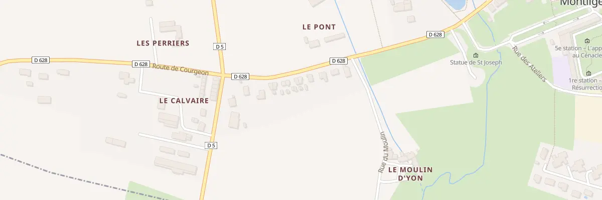 Plan du 11 Rue des Ponts à La Chapelle-Montligeon