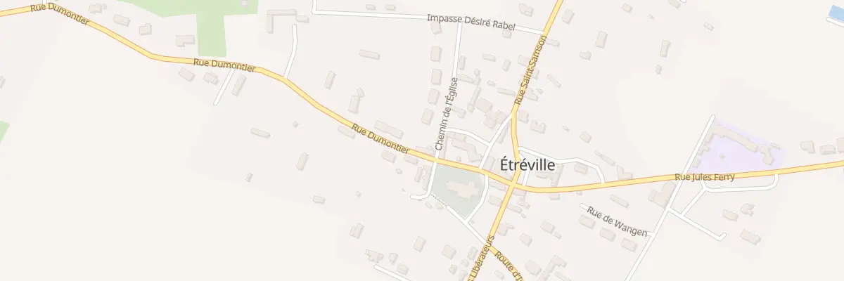 Plan du 114 Rue Dumontier à Étréville