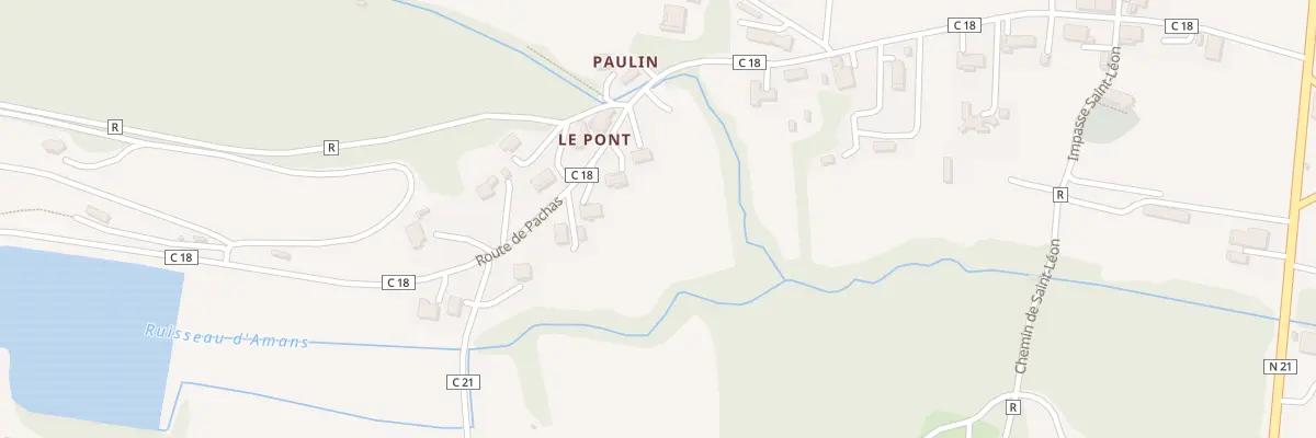 Plan du 551 Rte de PACHAS à Layrac