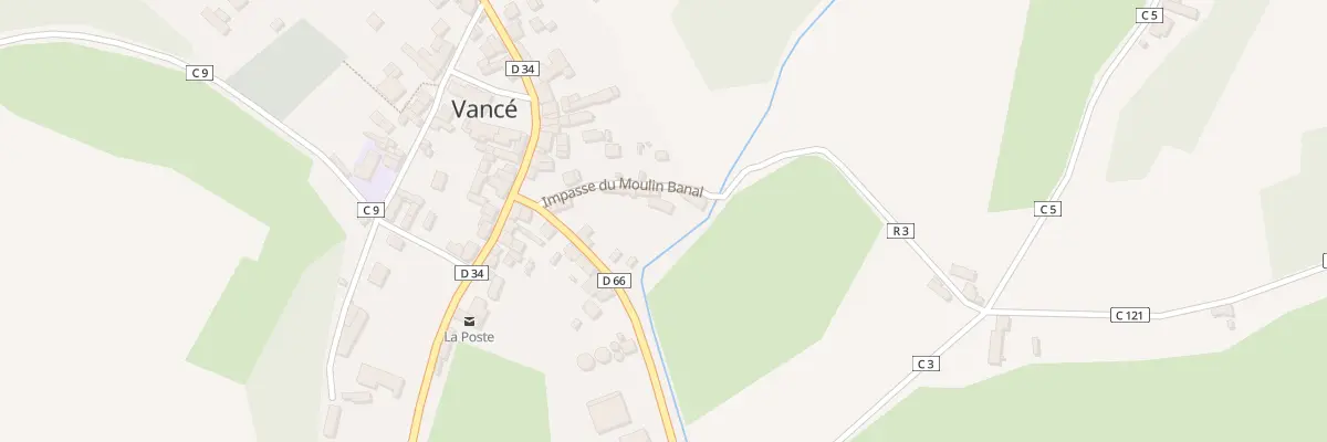 Plan du 4 Imp du Moulin Banal à Vancé