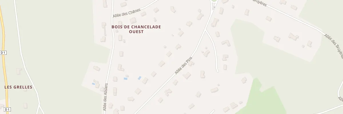 Plan du 10 All des Pins à Chancelade