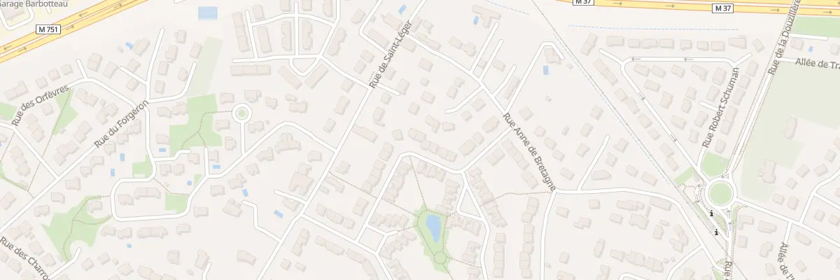 Plan du 45 Rue Agnès Sorel à Joué-lès-Tours