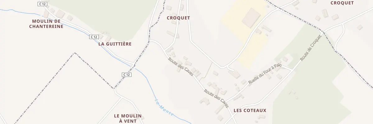Plan du 10 Rte des Caves à Draché