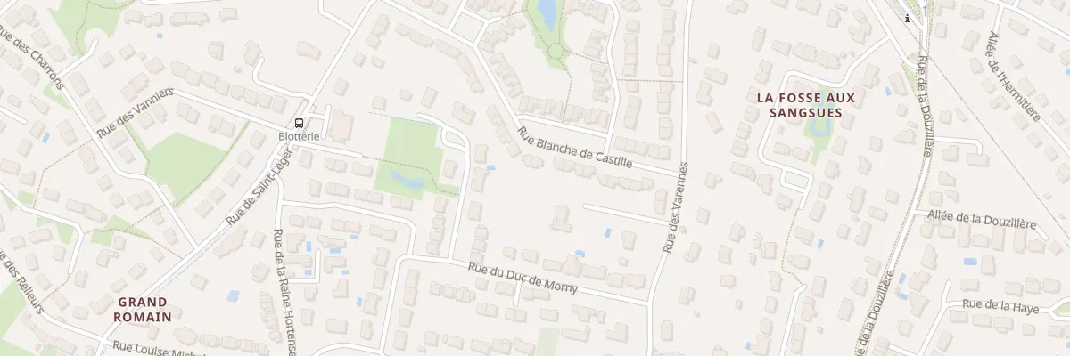 Plan du 20 Rue Blanche de Castille à Joué-lès-Tours