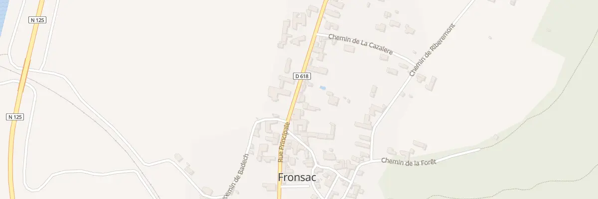 Plan du 6 Chem de Daoubere à Fronsac