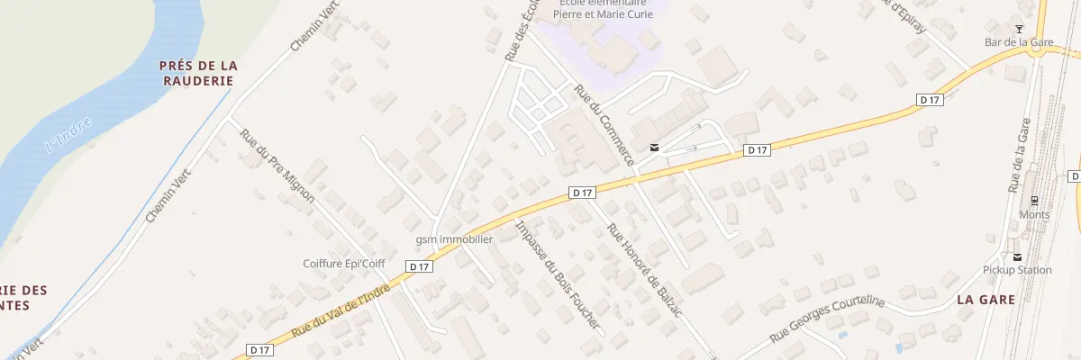 Plan du 51 Rue du Val de l’Indre à Monts