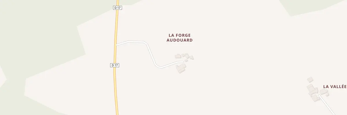 Plan du 1 La Forge Audouard à Archigny