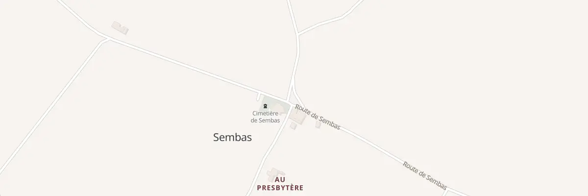 Plan du 2 Piece de Sembas à Sembas