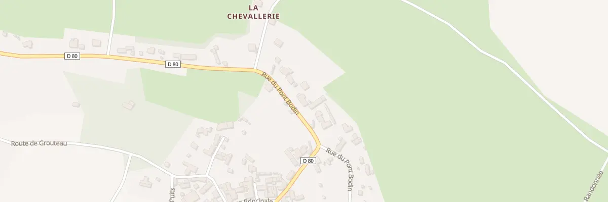 Plan du 22 Rue du Pont Bodin à Villedieu-le-Château