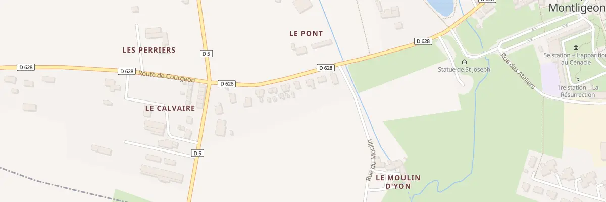 Plan du 7 Rue des Ponts à La Chapelle-Montligeon