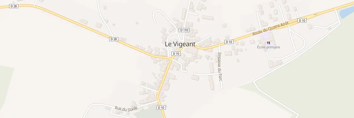 Plan du 15 Rue du Quatre Aout au Vigeant