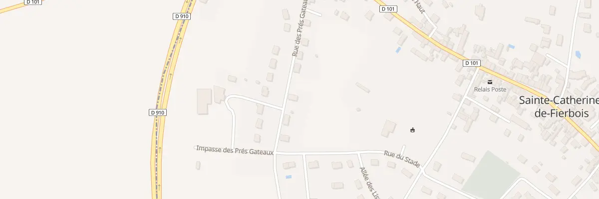 Plan du 23 Rue des Prés Gâteaux à Sainte-Catherine-de-Fierbois