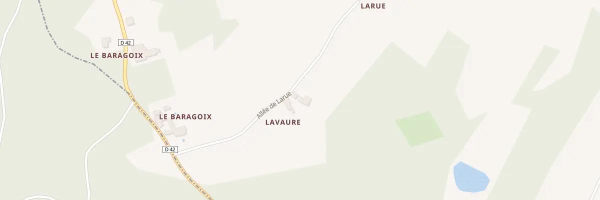Plan du 230 All de Larue à Saint-Mayme-de-Péreyrol