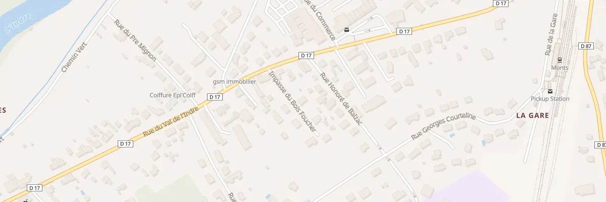 Plan du 132B Rue du Val de l’Indre à Monts