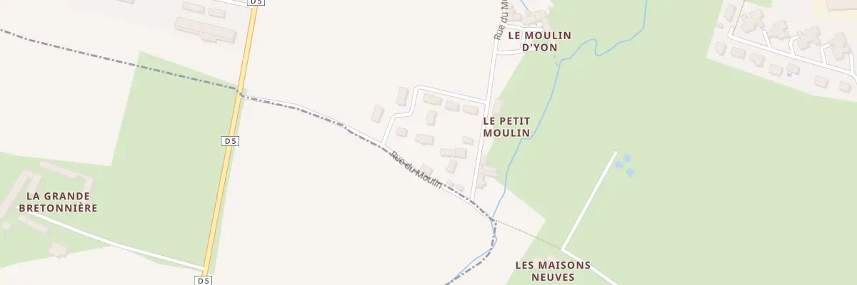 Plan du 6 Res du Petit Moulin à La Chapelle-Montligeon