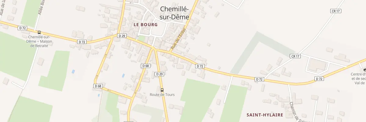 Plan du 9 Rue de Saint Hylaire à Chemillé-sur-Dême