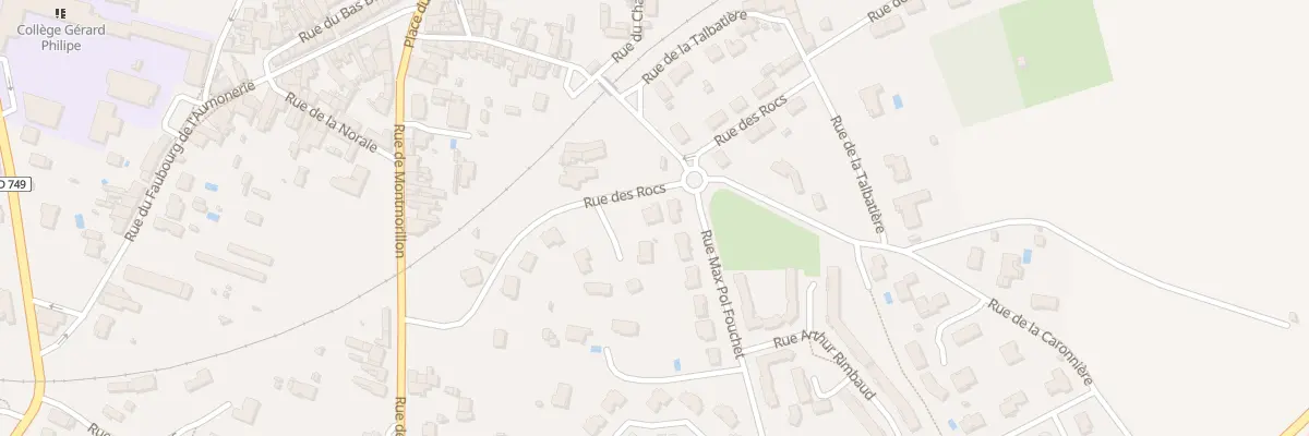 Plan du 16 Rue des Rocs à Chauvigny