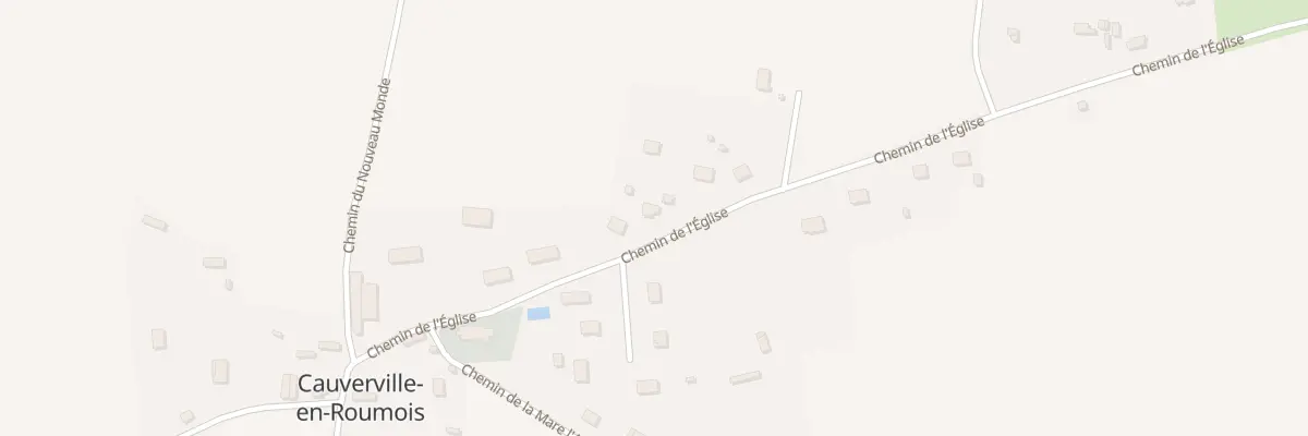 Plan du 17 Che de l’Église à Cauverville-en-Roumois