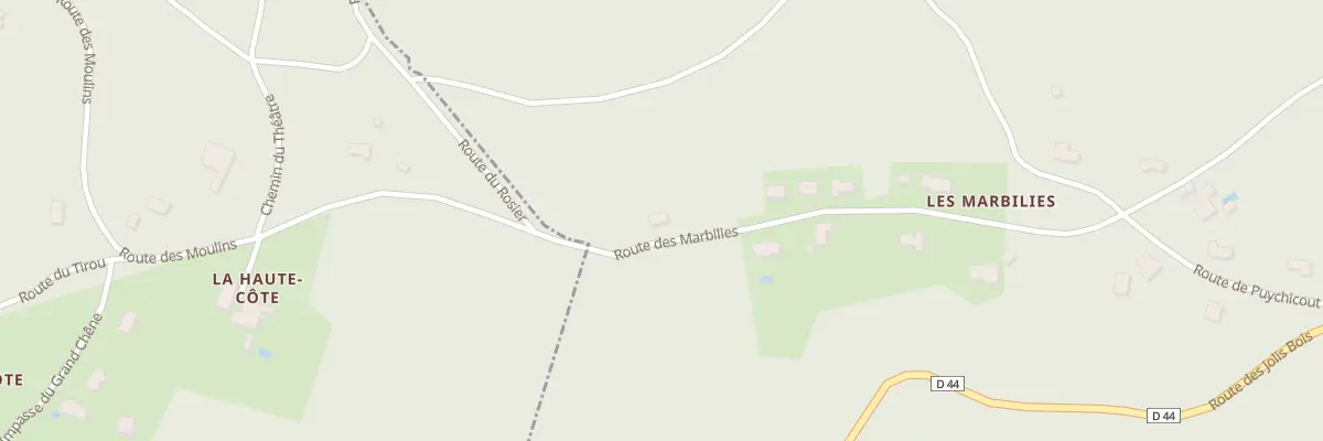 Plan du 350 Rte des Marbilies à Chalagnac