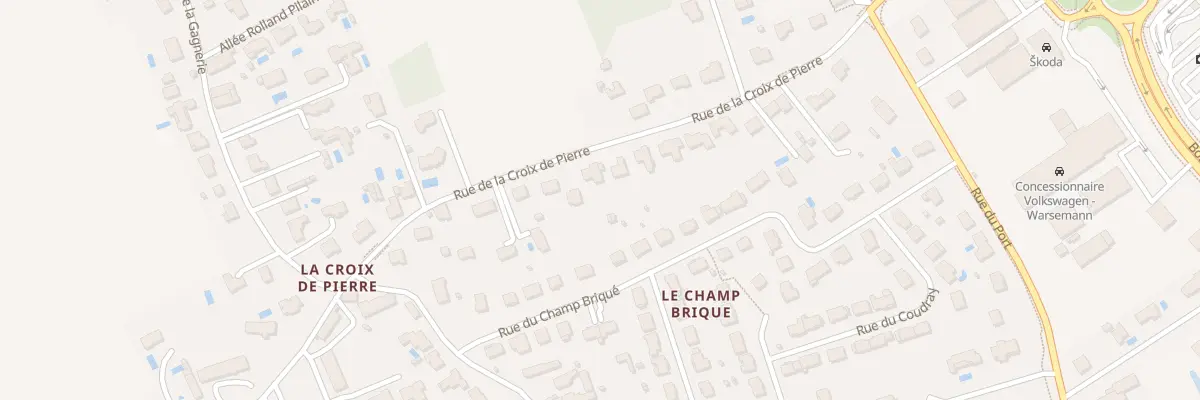 Plan du 33 Rue de la Croix de Pierre à Saint-Cyr-sur-Loire
