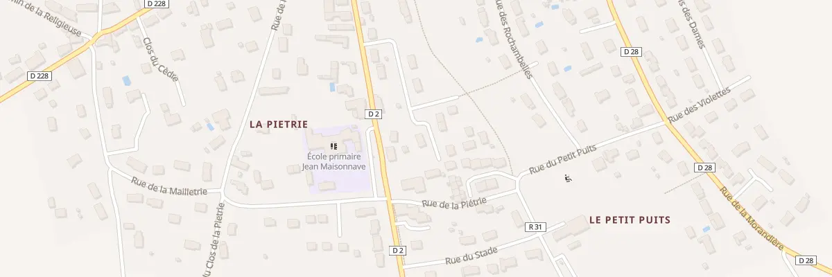 Plan du 18 Rue du Clos de Gatines à Rouziers-de-Touraine
