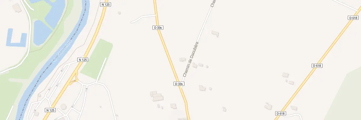 Plan du 1 Chem de Daoubere à Fronsac
