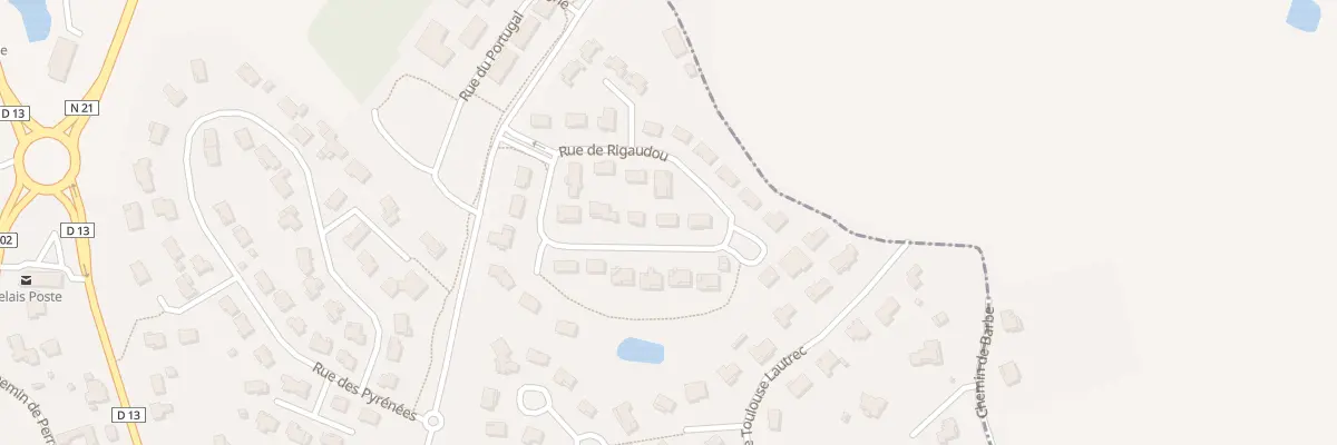 Plan du 10 Rue de Rigaudou à Foulayronnes