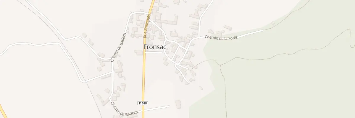 Plan du 4 Le Village à Fronsac