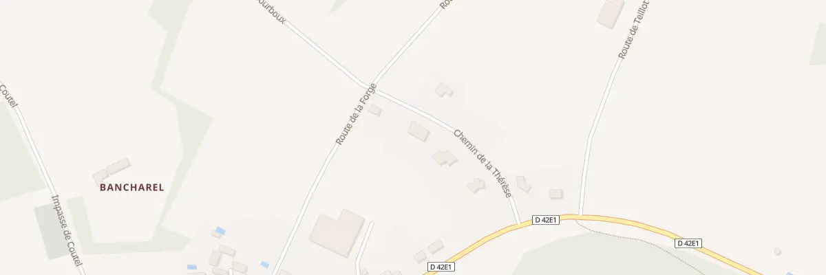Plan du 70 Che de la Thérèse à Saint-Mayme-de-Péreyrol
