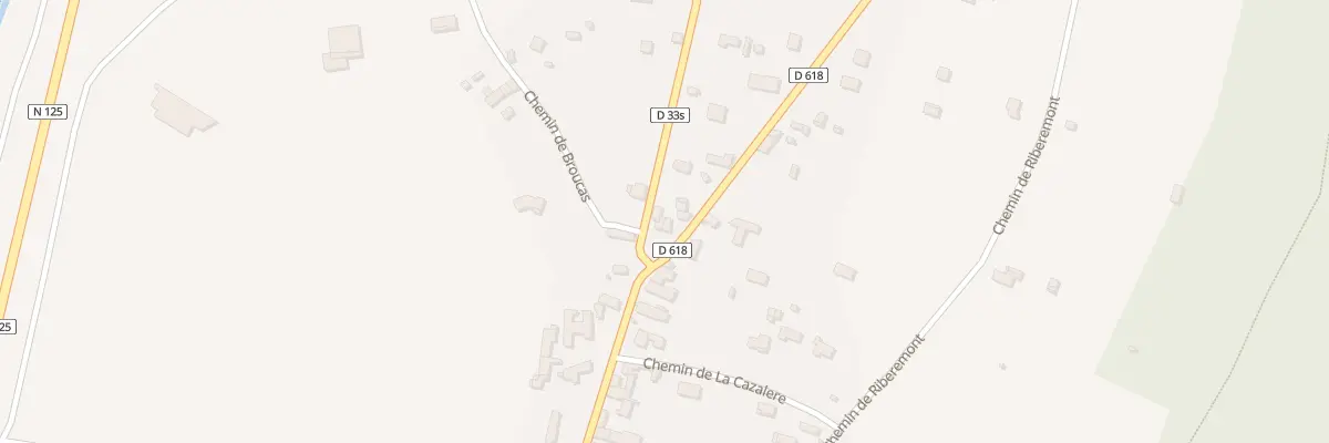 Plan du 3 Rue de Las Leres à Fronsac