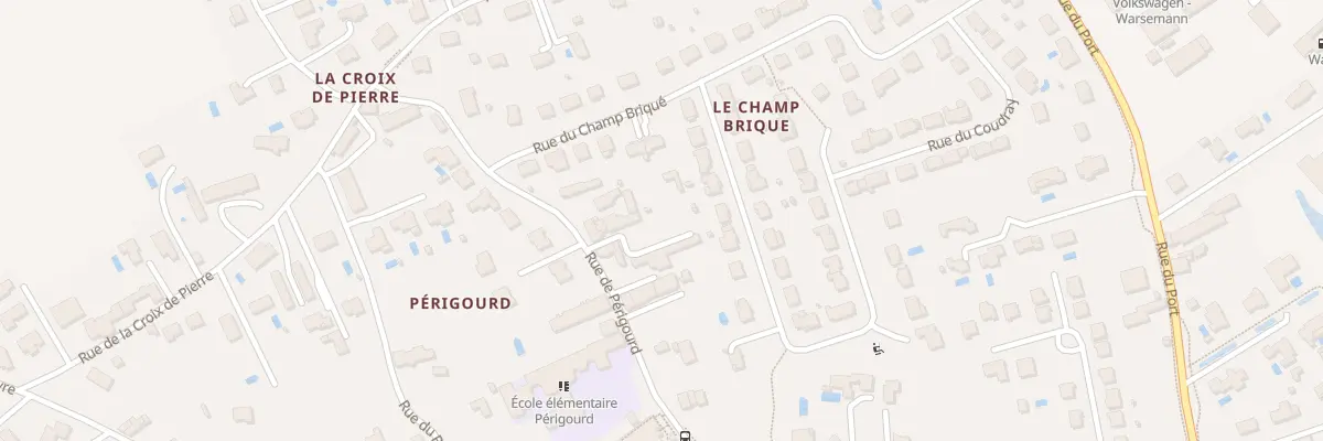 Plan du 6 All Françoise Rosay à Saint-Cyr-sur-Loire