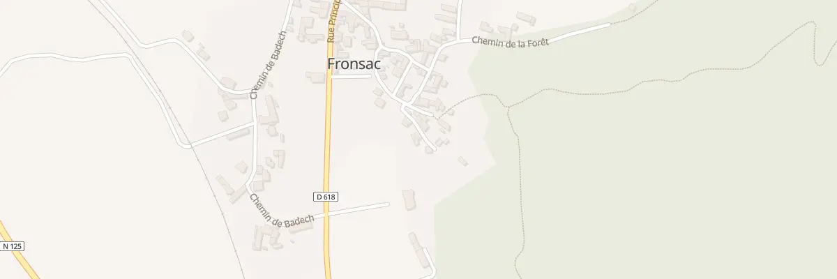 Plan du 115 Le Village à Fronsac