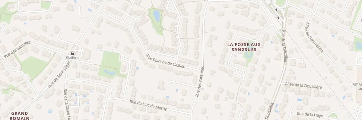 Plan du 5 Rue Blanche de Castille à Joué-lès-Tours