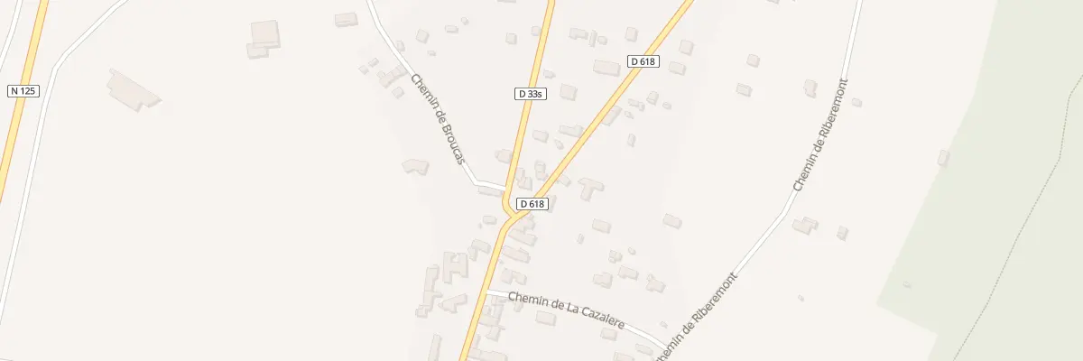Plan du 7 Rue de Las Leres à Fronsac