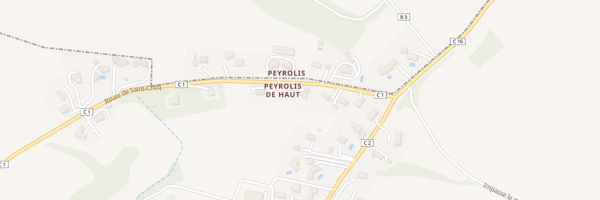 Plan du 193 Rte de Saint-Cricq à Leboulin