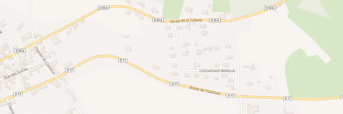 Plan du 19 Lotissement Bellevue à Blajan