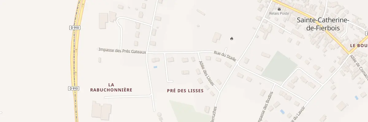 Plan du 17 Rue du Stade à Sainte-Catherine-de-Fierbois