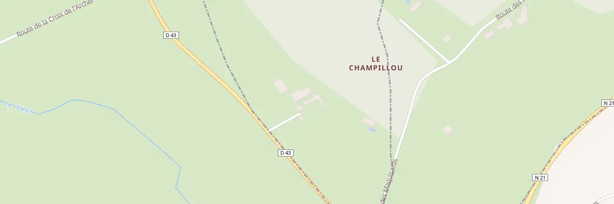 Plan du 520 Rte de la Vallée du Vern à Saint-Paul-de-Serre