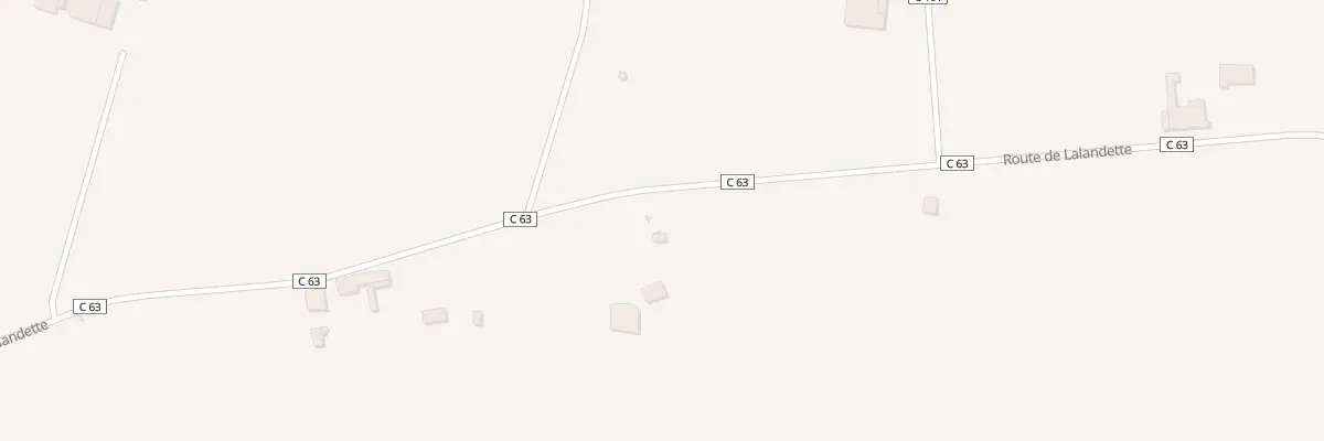 Plan du 785 Rte de Lalandette à Bias
