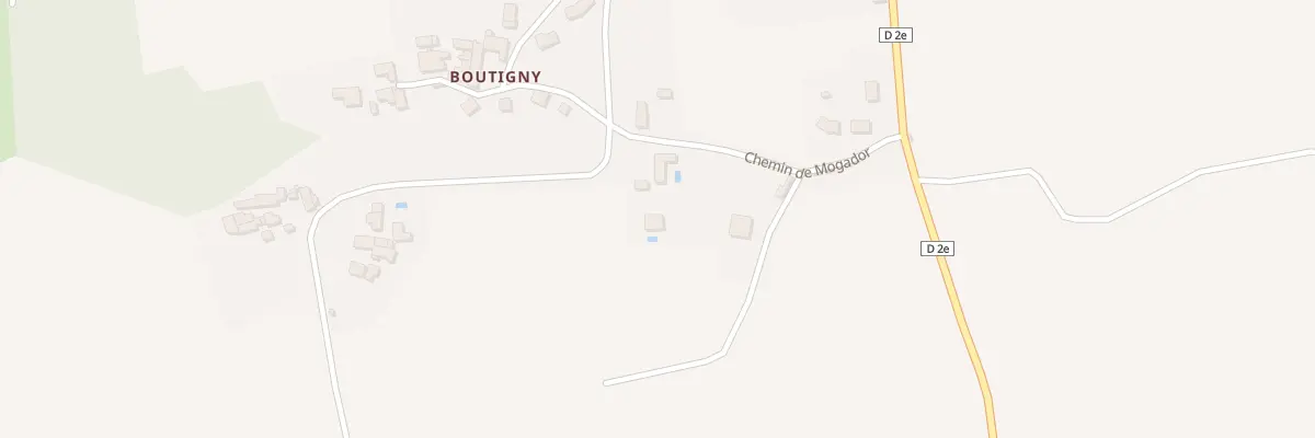 Plan du 2 Chem de Mogador à Archigny