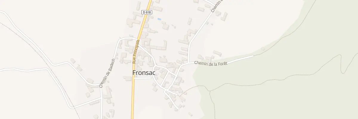 Plan du 135 Le Village à Fronsac