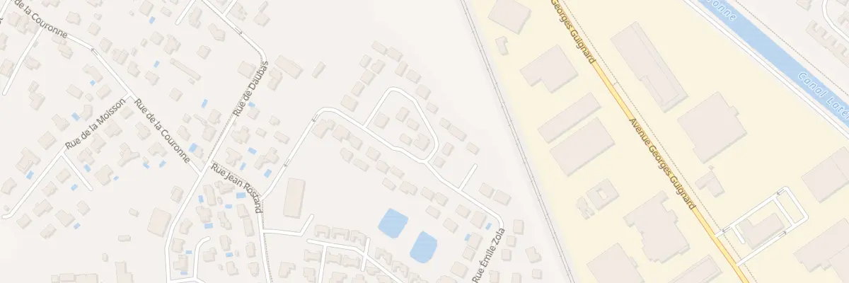 Plan du 28 Rue Emile Zola à Boé
