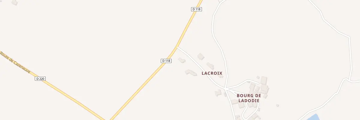 Plan du 34 Che de Ladodie à Sainte-Colombe-de-Villeneuve