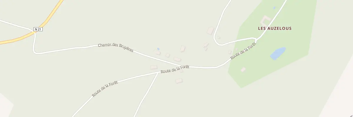 Plan du 774 Rte de la Forêt à Grun-Bordas