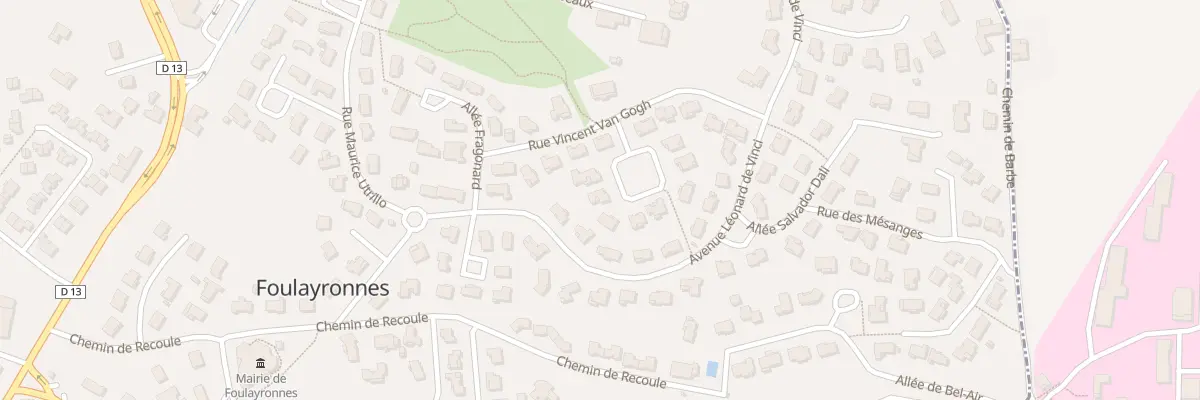 Plan du 3 Sq du Tertre à Foulayronnes