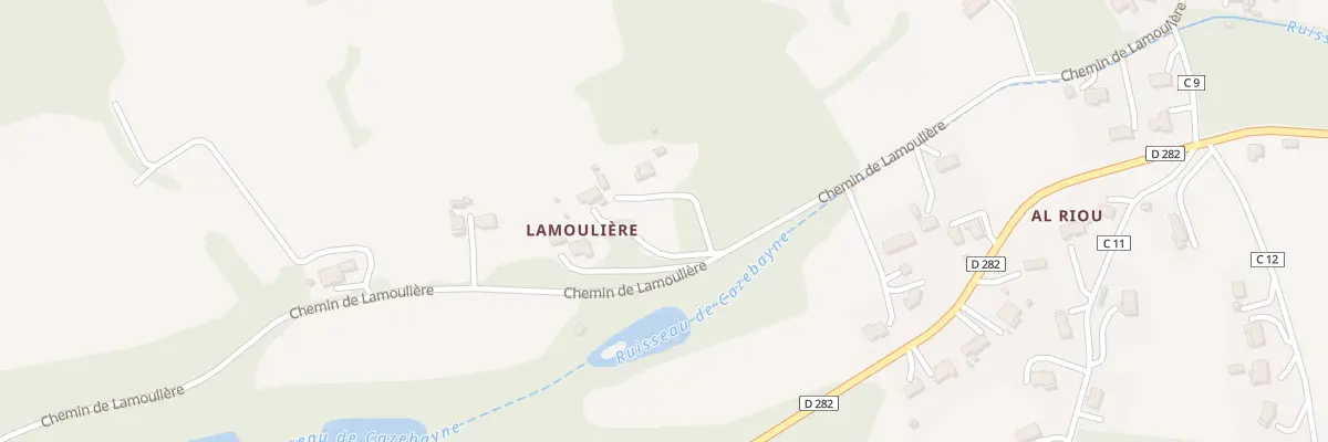 Plan du 34 Che de LAMOULIERE à Layrac