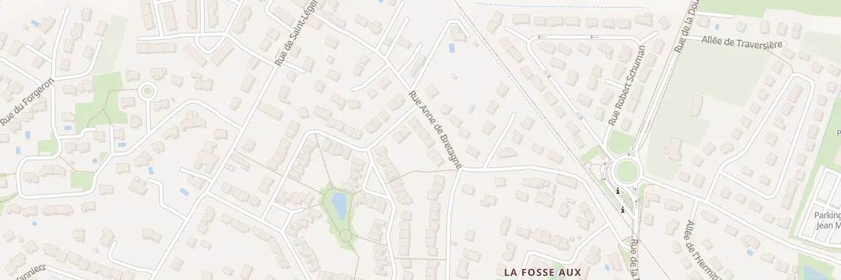 Plan du 28 Rue Anne de Bretagne à Joué-lès-Tours